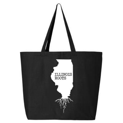 Illinois Roots Shirts State Map Gift Illinois 25L Jumbo Tote