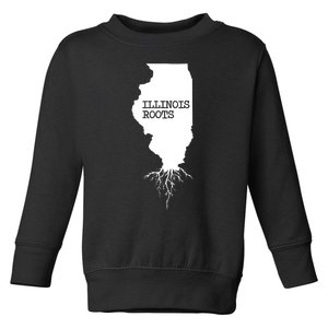 Illinois Roots Shirts State Map Gift Illinois Toddler Sweatshirt