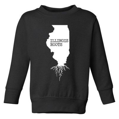 Illinois Roots Shirts State Map Gift Illinois Toddler Sweatshirt