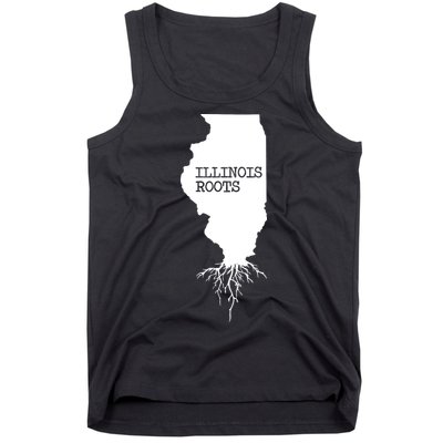 Illinois Roots Shirts State Map Gift Illinois Tank Top