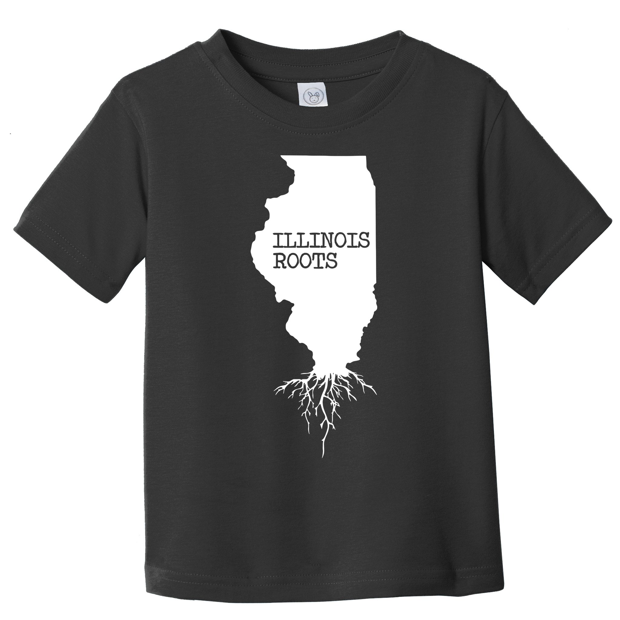 Illinois Roots Shirts State Map Gift Illinois Toddler T-Shirt