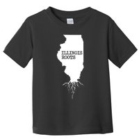 Illinois Roots Shirts State Map Gift Illinois Toddler T-Shirt