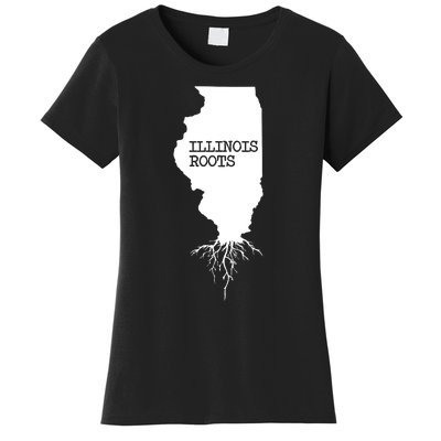 Illinois Roots Shirts State Map Gift Illinois Women's T-Shirt