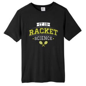 It's Racket Science Funny Tennis Lover & Coach Tall Fusion ChromaSoft Performance T-Shirt