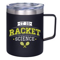 It's Racket Science Funny Tennis Lover & Coach 12oz Stainless Steel Coffee Mug