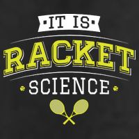 It's Racket Science Funny Tennis Lover & Coach 12oz Stainless Steel Coffee Mug