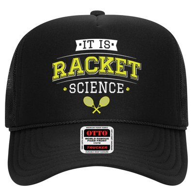 It's Racket Science Funny Tennis Lover & Coach Trucker Hat