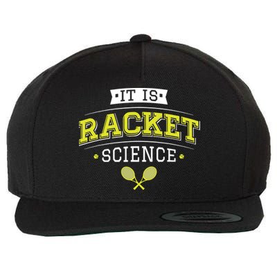 It's Racket Science Funny Tennis Lover & Coach Wool Snapback Cap