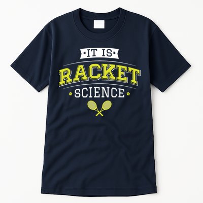 It's Racket Science Funny Tennis Lover & Coach Tall T-Shirt