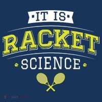 It's Racket Science Funny Tennis Lover & Coach Tall T-Shirt