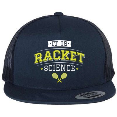 It's Racket Science Funny Tennis Lover & Coach Flatbill Hat