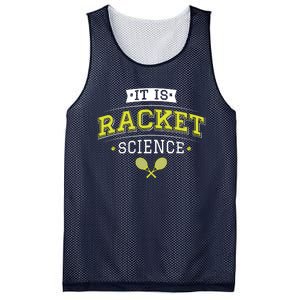 It's Racket Science Funny Tennis Lover & Coach Mesh Reversible Basketball Jersey Tank