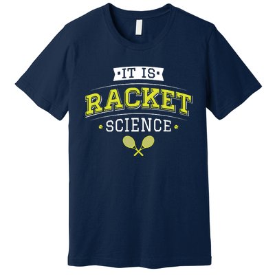 It's Racket Science Funny Tennis Lover & Coach Premium T-Shirt