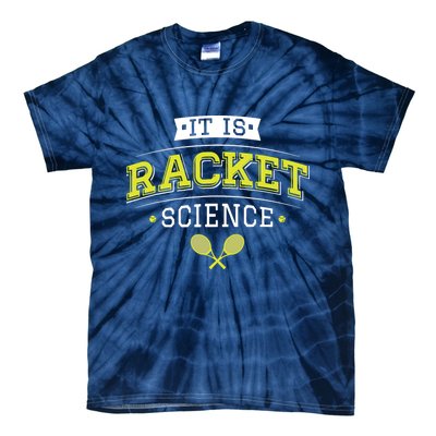 It's Racket Science Funny Tennis Lover & Coach Tie-Dye T-Shirt