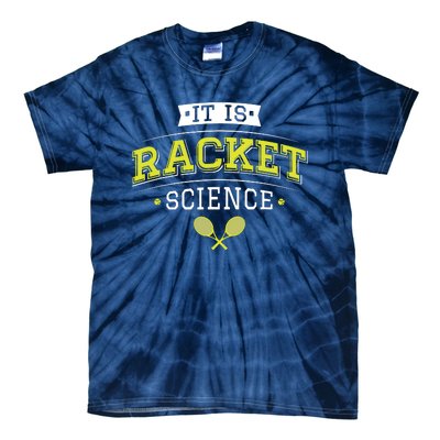 It's Racket Science Funny Tennis Lover & Coach Tie-Dye T-Shirt