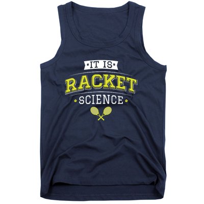 It's Racket Science Funny Tennis Lover & Coach Tank Top