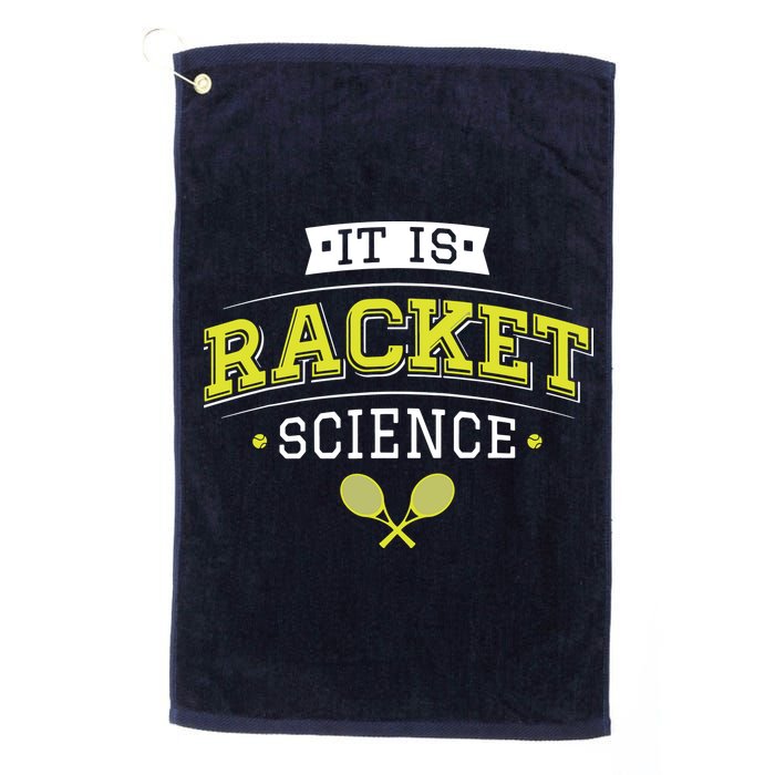 It's Racket Science Funny Tennis Lover & Coach Golf Towel
