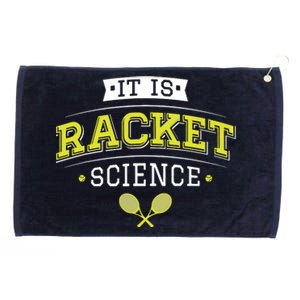 It's Racket Science Funny Tennis Lover & Coach Grommeted Golf Towel