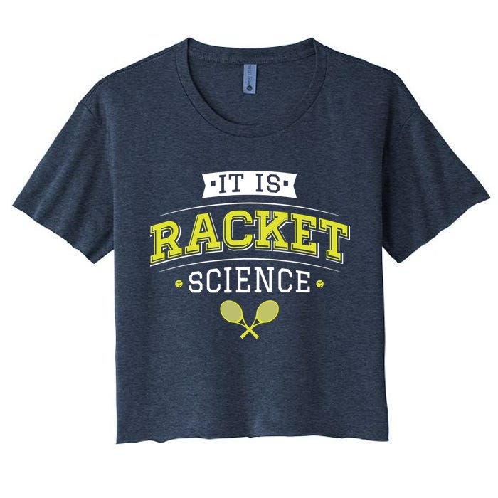 It's Racket Science Funny Tennis Lover & Coach Crop Top