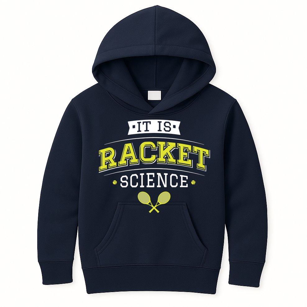 It's Racket Science Funny Tennis Lover & Coach Kids Hoodie