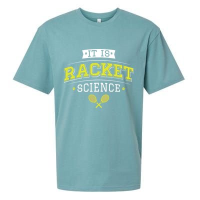 It's Racket Science Funny Tennis Lover & Coach Sueded Cloud Jersey T-Shirt