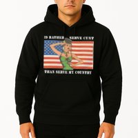 I'd Rather Serve Cunt Than Serve My Country I'd Rather Serve My Cunt Baby Hoodie