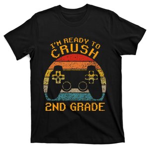 I'm Ready to Crush 2nd Grade Back to School Video Game T-Shirt