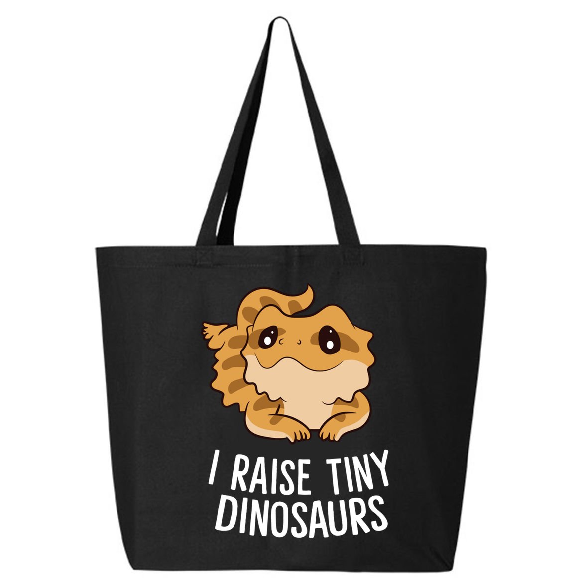 I Raise Tiny Dinosaurs Lizard Bearded Dragon Mom Gift 25L Jumbo Tote