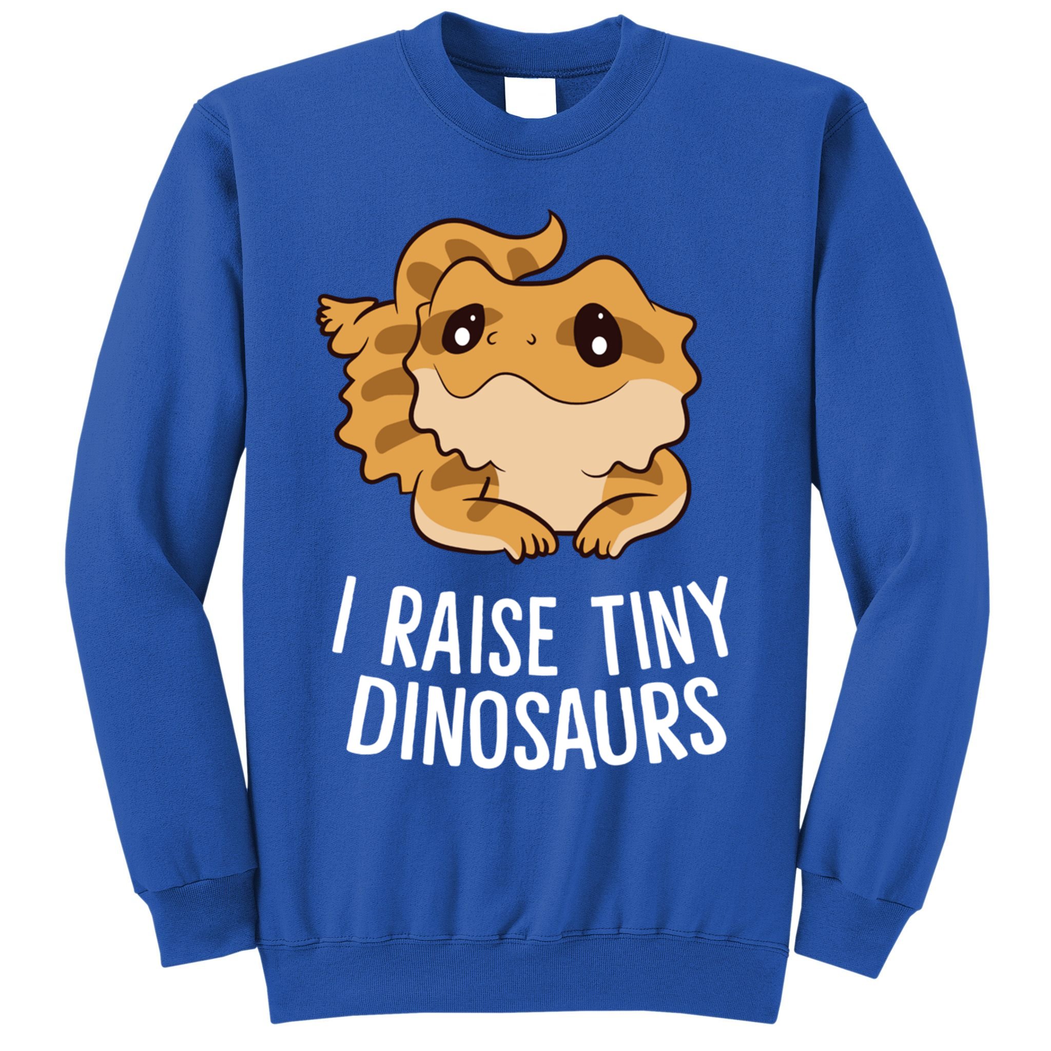 I Raise Tiny Dinosaurs Lizard Bearded Dragon Mom Gift Sweatshirt
