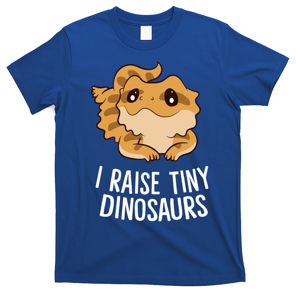 I Raise Tiny Dinosaurs Lizard Bearded Dragon Mom Gift T-Shirt