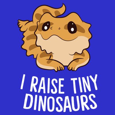 I Raise Tiny Dinosaurs Lizard Bearded Dragon Mom Gift T-Shirt