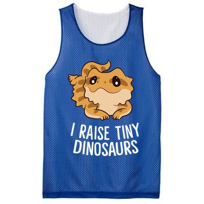 I Raise Tiny Dinosaurs Lizard Bearded Dragon Mom Gift Mesh Reversible Basketball Jersey Tank