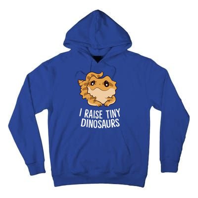 I Raise Tiny Dinosaurs Lizard Bearded Dragon Mom Gift Tall Hoodie