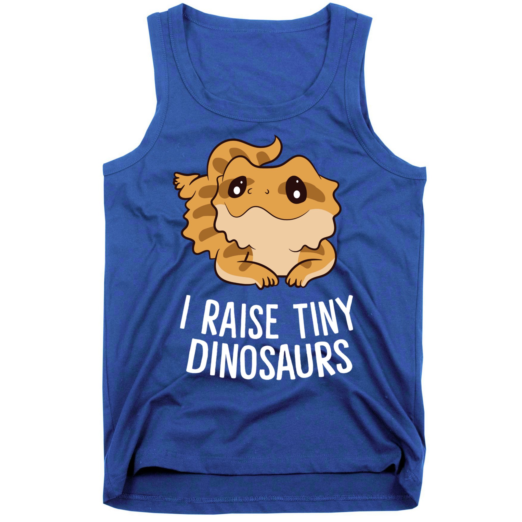 I Raise Tiny Dinosaurs Lizard Bearded Dragon Mom Gift Tank Top
