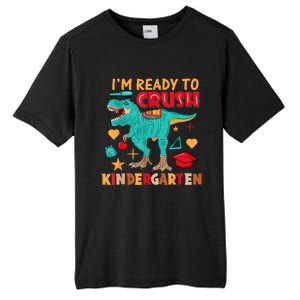 Im Ready To Crush Kindergarten Dinosaur Back To School Tall Fusion ChromaSoft Performance T-Shirt