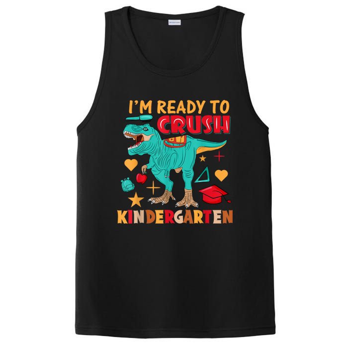 Im Ready To Crush Kindergarten Dinosaur Back To School PosiCharge Competitor Tank