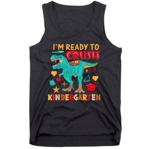 Im Ready To Crush Kindergarten Dinosaur Back To School Tank Top