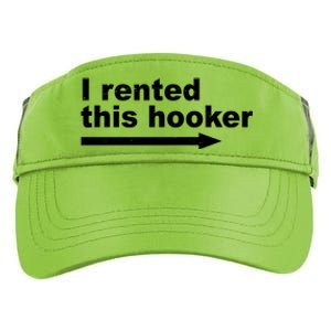 I Rented This Hooker Funny Adult Drive Performance Visor