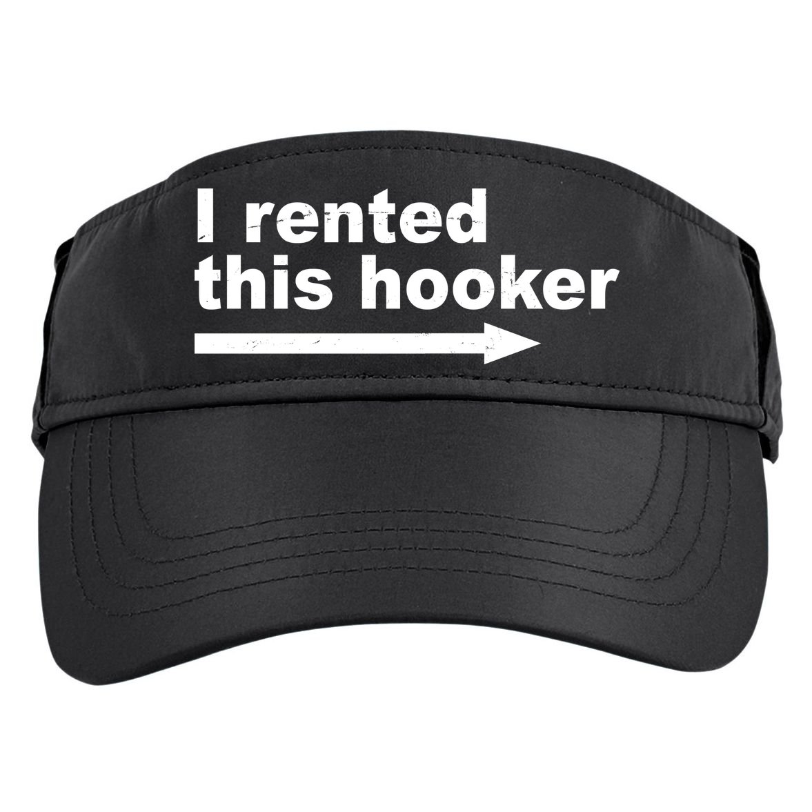 I Rented This Hooker Funny Adult Drive Performance Visor