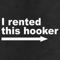 I Rented This Hooker Funny Adult Drive Performance Visor