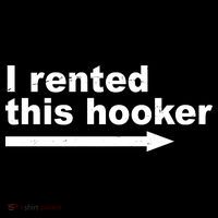 I Rented This Hooker Funny Baby Bodysuit