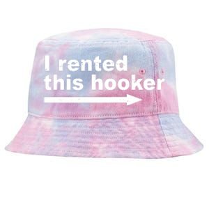 I Rented This Hooker Funny Tie-Dyed Bucket Hat