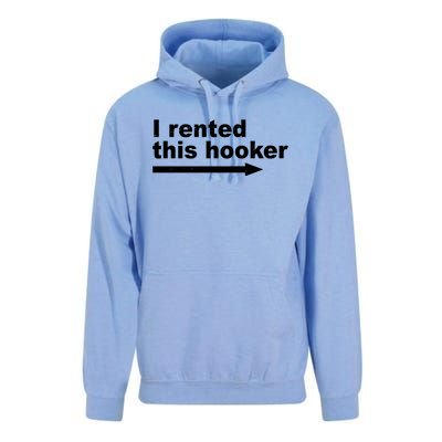 I Rented This Hooker Funny Unisex Surf Hoodie