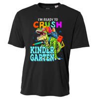 I'm Ready To Crush Kindergarten Dinosaur Back To School Cooling Performance Crew T-Shirt