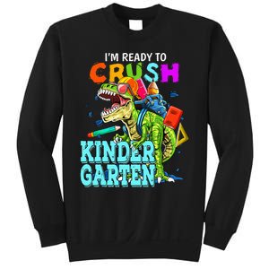 I'm Ready To Crush Kindergarten Dinosaur Back To School Sweatshirt