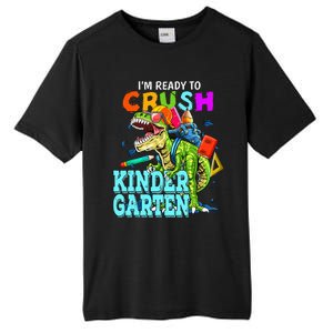 I'm Ready To Crush Kindergarten Dinosaur Back To School Tall Fusion ChromaSoft Performance T-Shirt