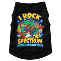 I ROCK THE SPECTRUM Rockin Autism Different Tune World Doggie Tank