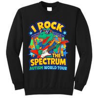 I ROCK THE SPECTRUM Rockin Autism Different Tune World Sweatshirt