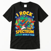 I ROCK THE SPECTRUM Rockin Autism Different Tune World Tall T-Shirt