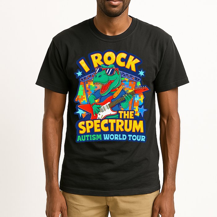 I ROCK THE SPECTRUM Rockin Autism Different Tune World Tall T-Shirt